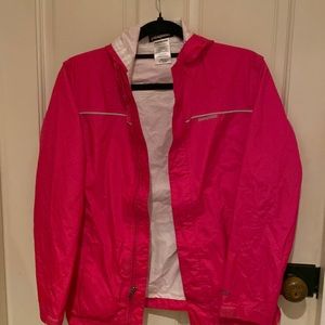 GIRLS HOT PINK RAINCOAT